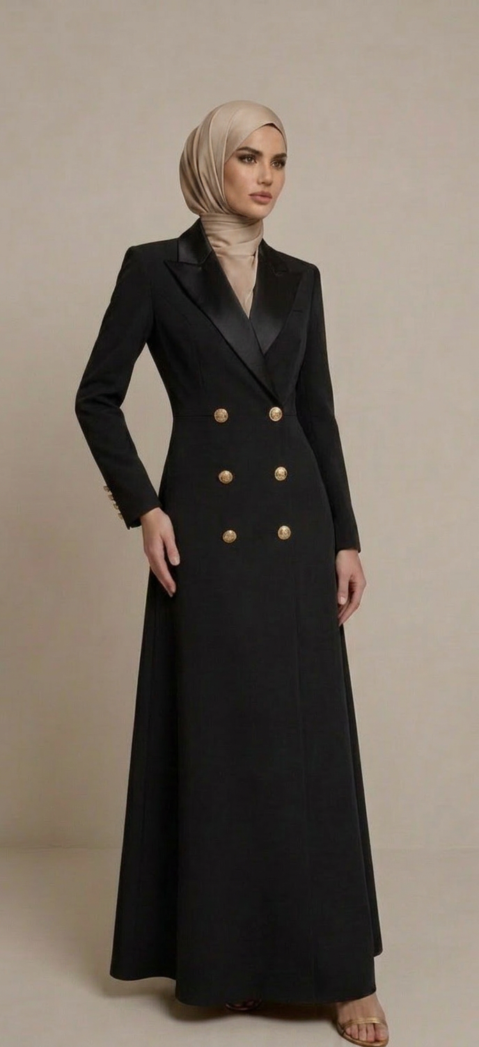 img_1754 Black Tailored dress - Image 1